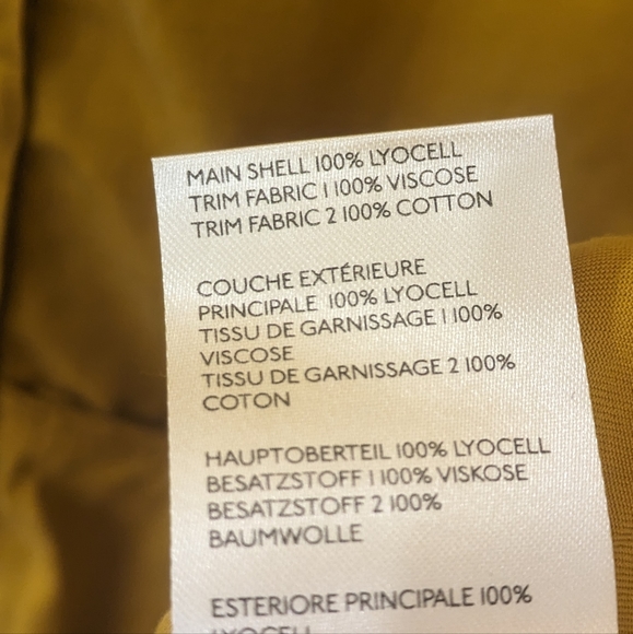 Maeve Anthropologie Marlie Yellow Button Dress. NWT. Size US 4 - Picture 6 of 6